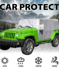 Car Rain Sunshade Cover Windproof Dustproof Scratch Resistant UV Protection